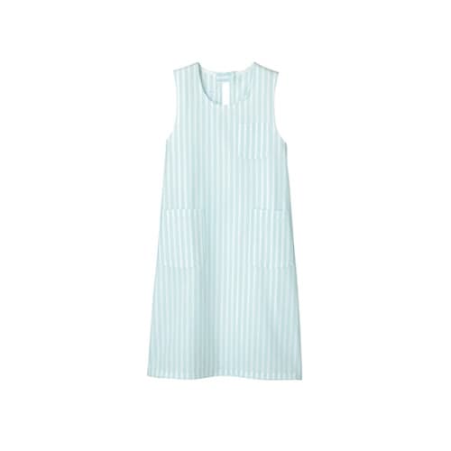 予防衣 男女兼用 ノースリーブ グリーン