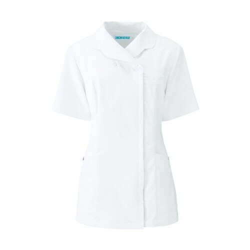 レディスジャケット半袖 白 M