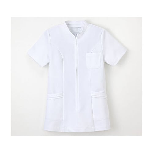看護上衣半袖 ホワイト M