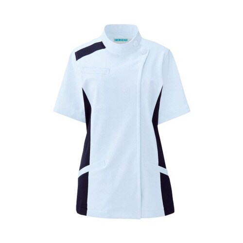 レディスジャケット半袖 サックス L