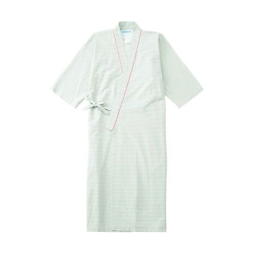 患者衣(ガウン型) グリーン M