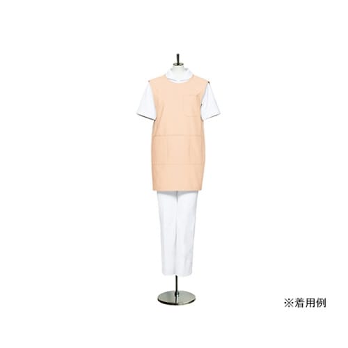 予防衣レディス ノースリーブシェルピンク