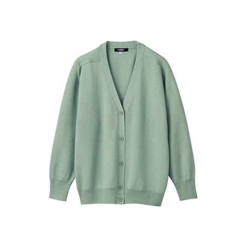 カーディガン 長袖 ミントグリーン