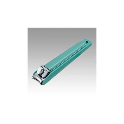 全カバー付き爪切り グリーン