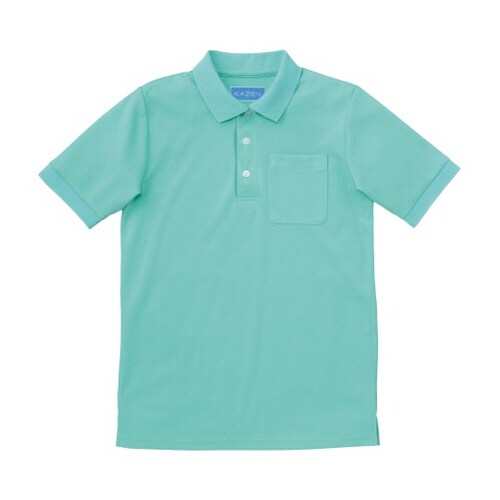 ポロシャツ半袖 ミントグリーン L