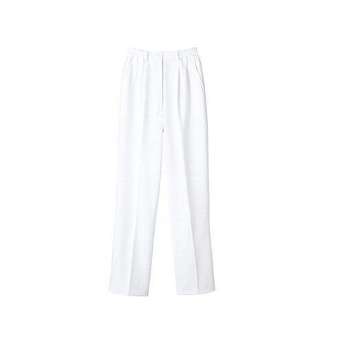 ナースパンツ白ニットウエスト62から70