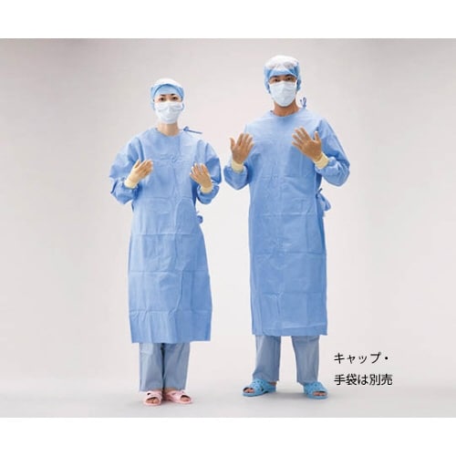 サージカルガウン/マスク付サイズ/L横結びタイプ