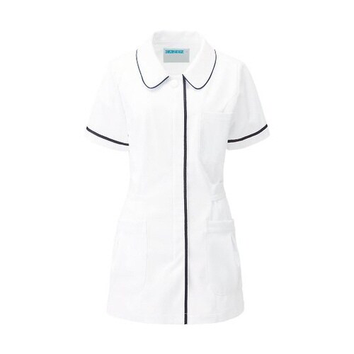 レディスジャケット半袖 ネイビー LL