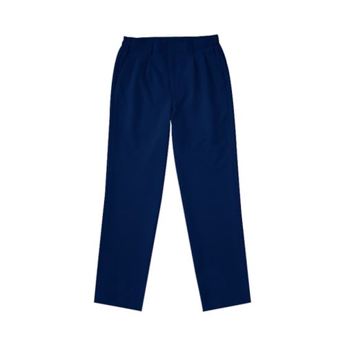 メンズツータックパンツ ネイビー L