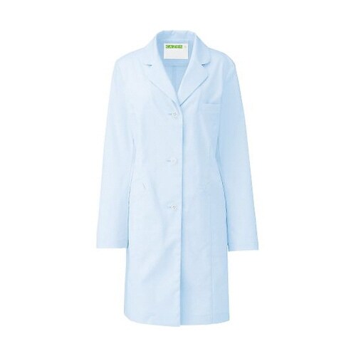 レディス診察衣Sハーフ丈 サックス 3L