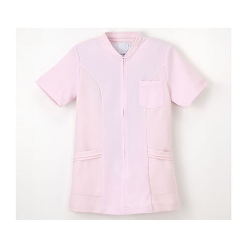 看護上衣半袖 ピンク M