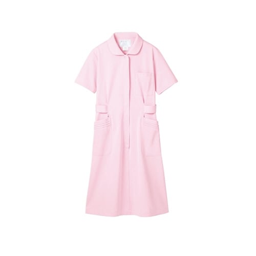 ナースワンピース 半袖 ピンク