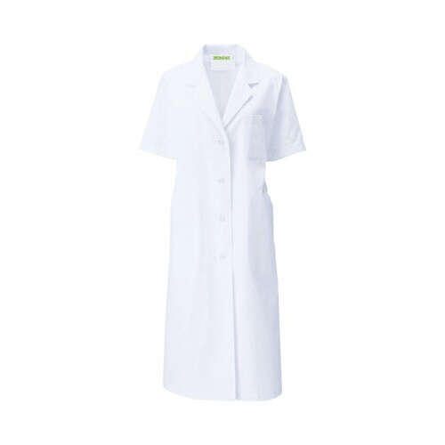 レディス診察衣S型 半袖 白 L