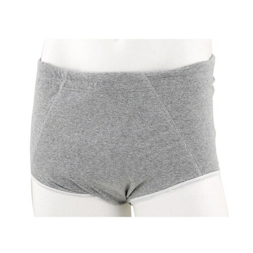 紳士ブリーフ 杢グレー L