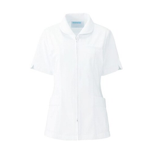 レディスジャケット半袖 白 S