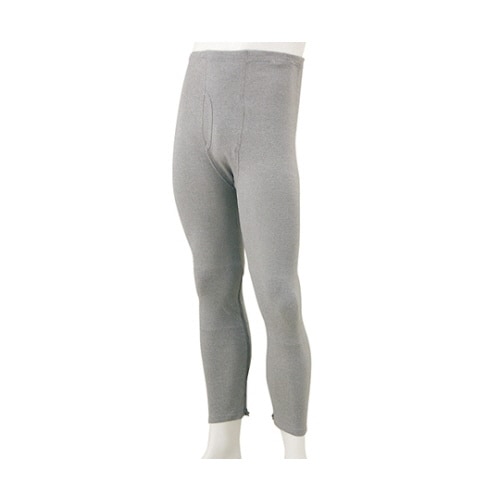 紳士裾ファスナー付タイツ グレー LL