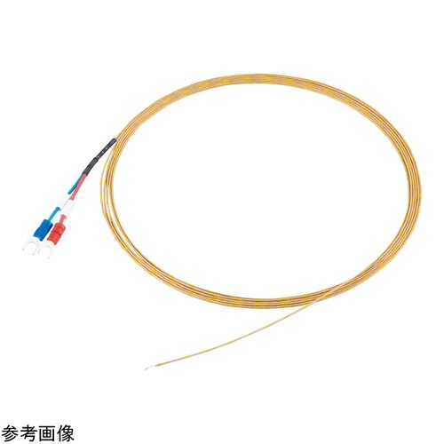 被覆K熱電対 ガラス被覆 φ0.25mm 4m
