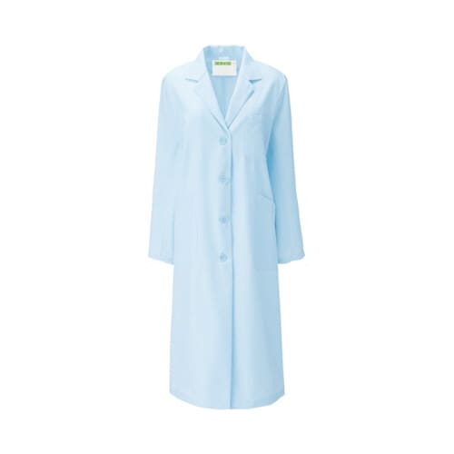 レディス診察衣S型 長袖 サックス L