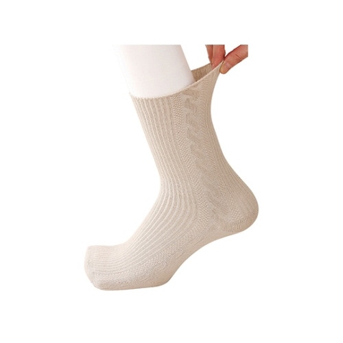 紳士ゴムなしスベリ止め付ソックス
