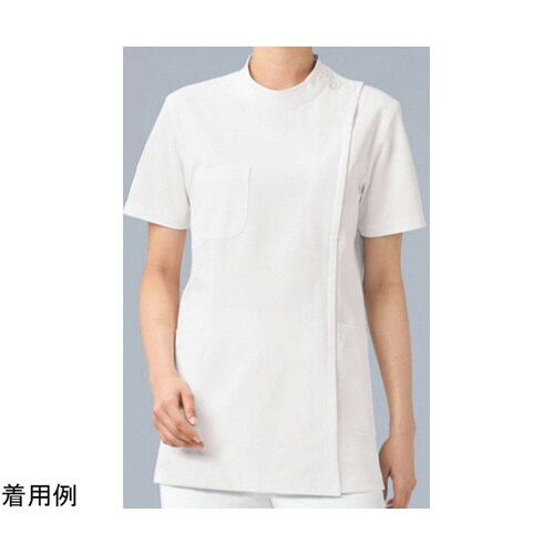 レディス医務衣 半袖 白 M