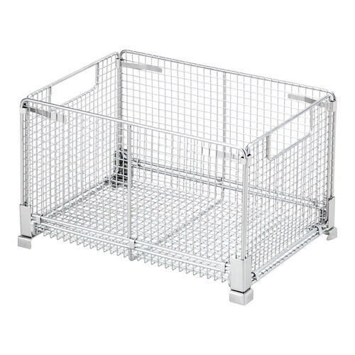 折りたたみステンレスバスケット