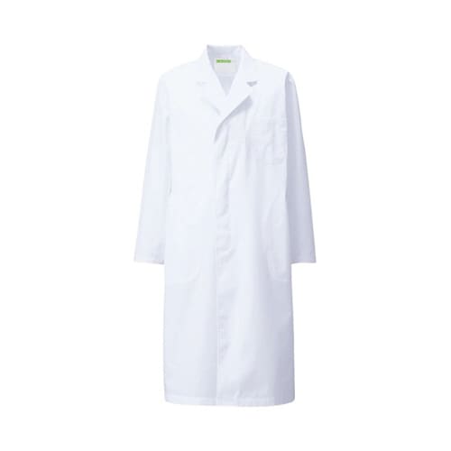 メンズ診察衣S型長袖 白 S
