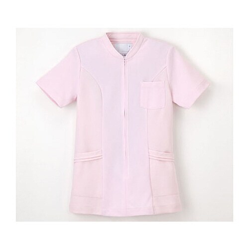 看護上衣半袖 ピンク L