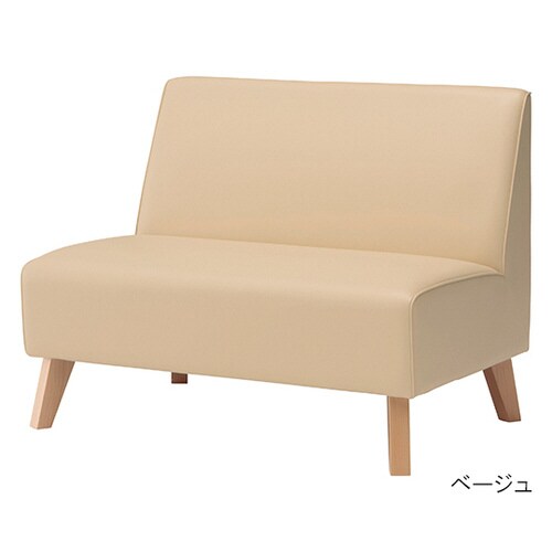 休憩用ベンチビエナ背付き ベージュ