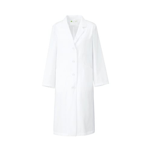 レディス診察衣S型 長袖 白 M