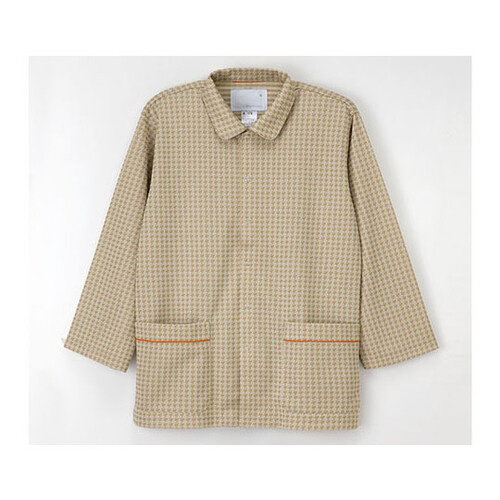 患者衣パジャマ型 ベージュ S