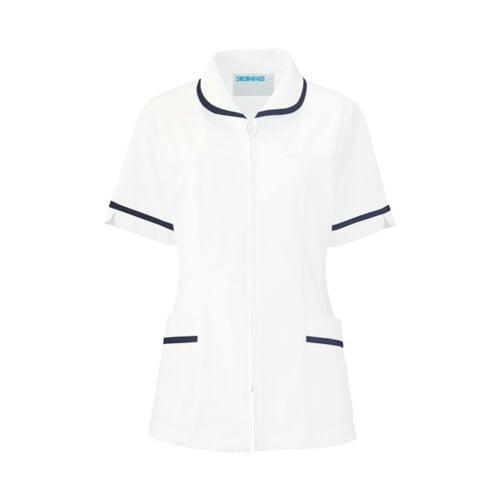 レディスジャケット半袖 ネイビー S