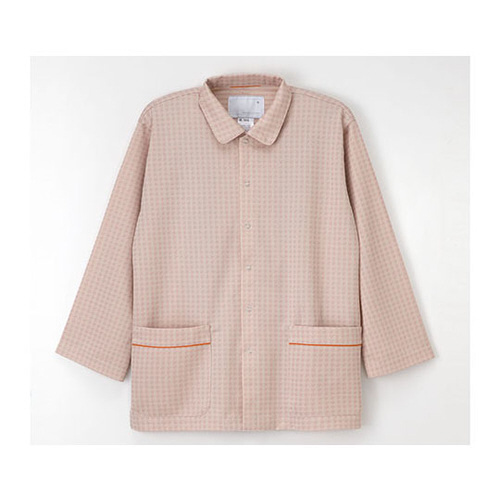 患者衣パジャマ型 ピンク M