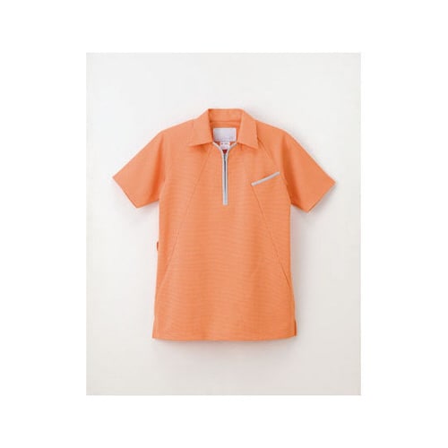 ニットシャツ オレンジ LL