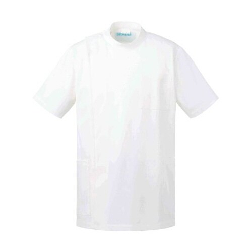 メンズ医務衣 半袖 白 M