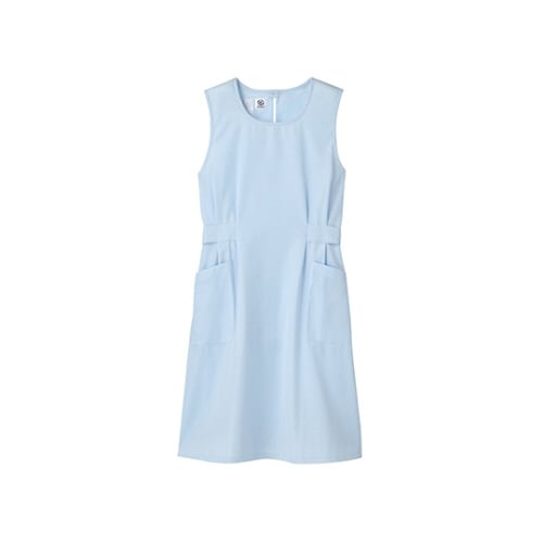 予防衣 レディス ノースリーブ サックス