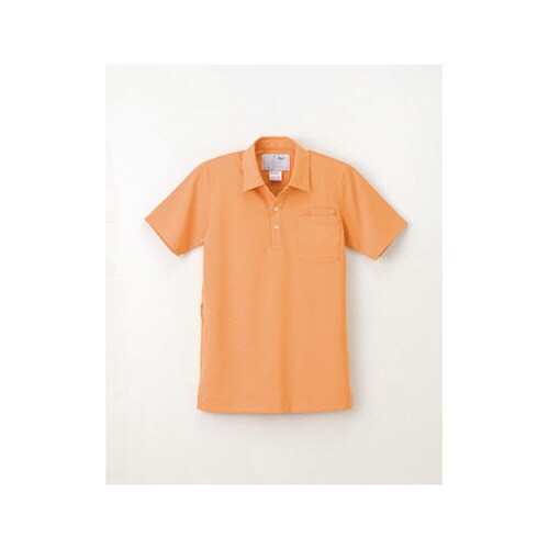 ニットシャツ オレンジ L