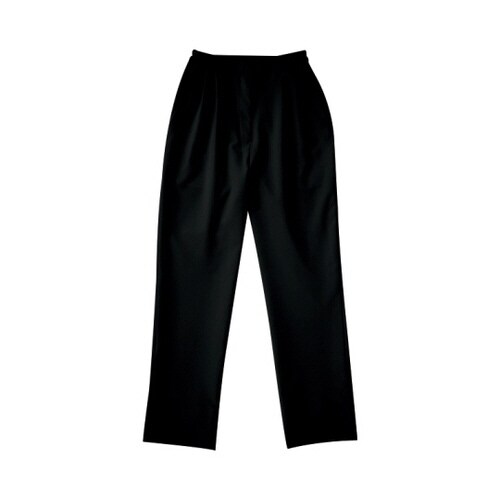 レディスツータックパンツ 黒 4L