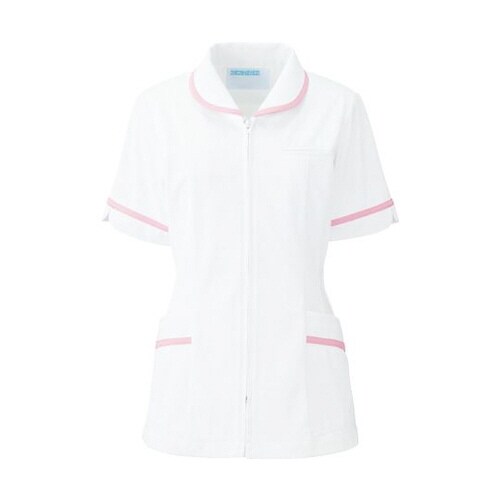 レディスジャケット半袖 ピンク L