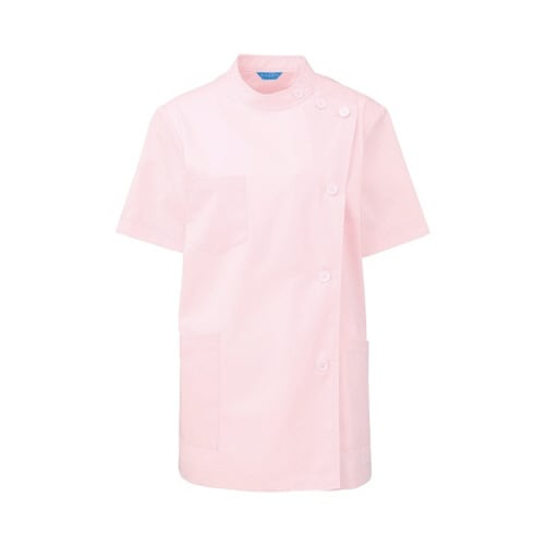 レディス医務衣 半袖 ピンク 3L