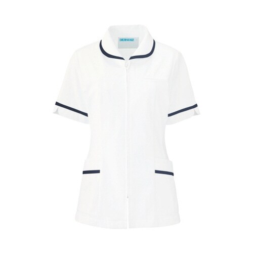 レディスジャケット半袖 ネイビー L