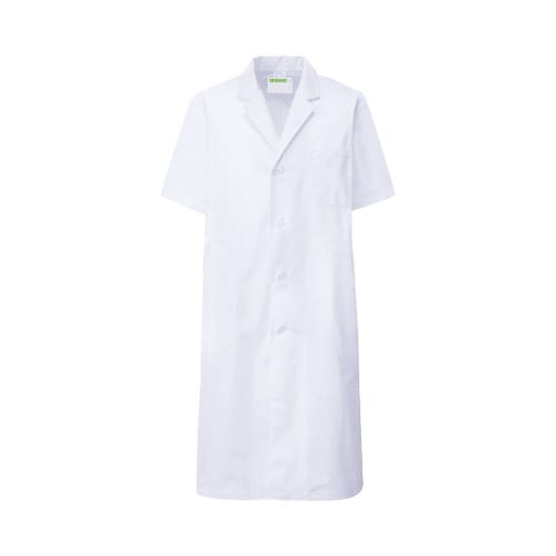 メンズ診察衣S型半袖 白 S