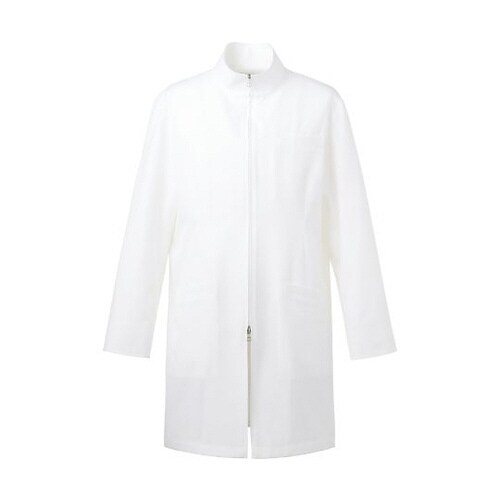 メンズハーフコート 白 4L