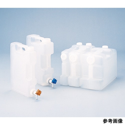 スクエアーボトル 10L 耐薬コック
