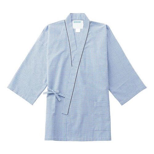 患者衣(甚平型) ブルー M