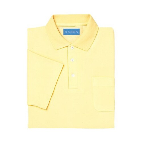 兼用ポロシャツ半袖 イエロー S