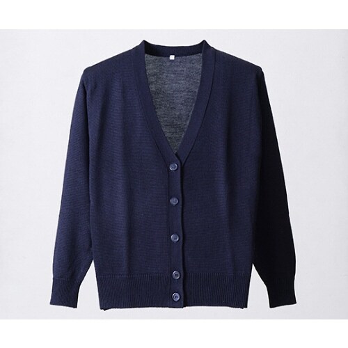 7ゲージカーディガン 濃紺 LL