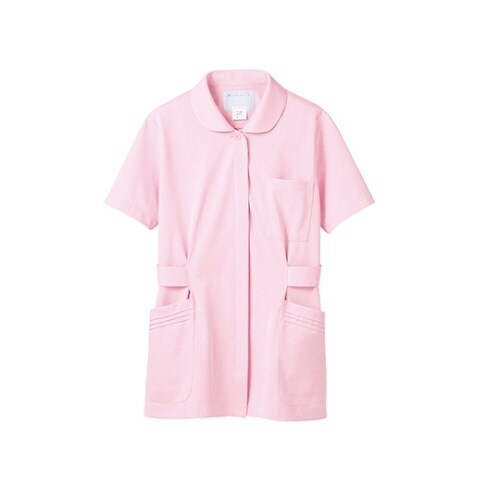 ナースジャケット 半袖 ピンク