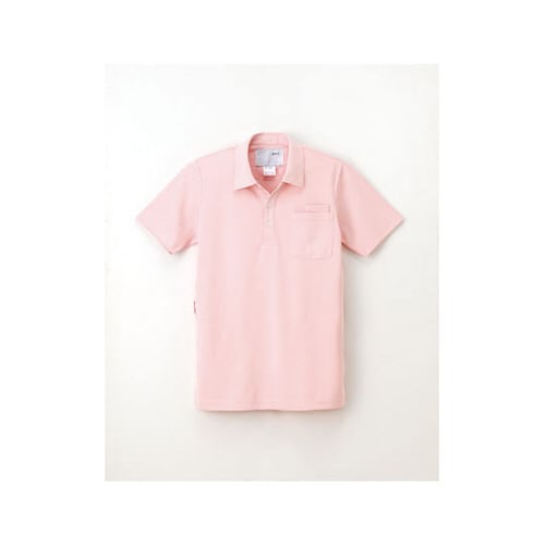 ニットシャツ Pピンク S