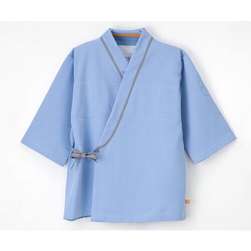 検診衣じんべい型 ブルー M