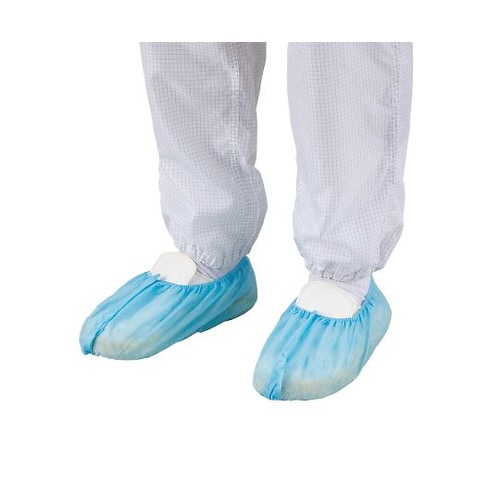 ディスポ滑り止め付靴カバー(不織布製) 100枚入
